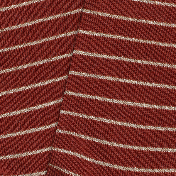 Red stripes striped socks 